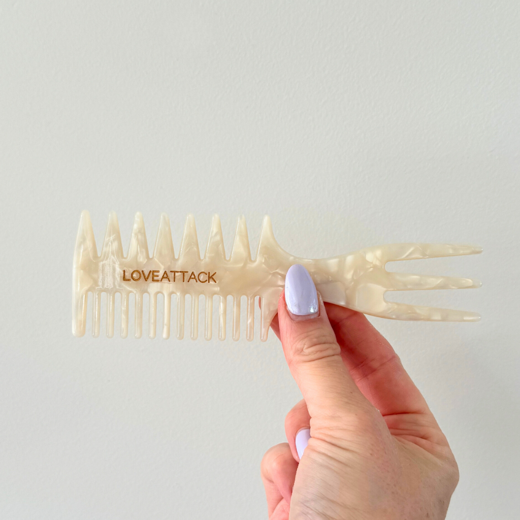 Cellulose Acetate 3-in-1 Hair Styling Combs