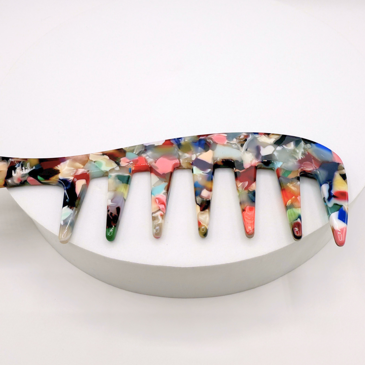 Cellulose Acetate Ultra Wide Tooth Hair Combs