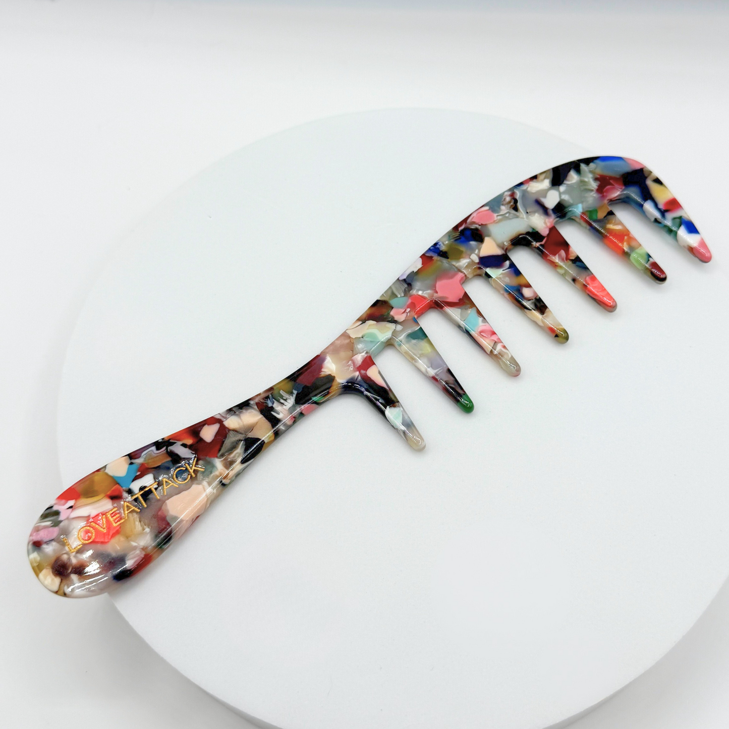 Cellulose Acetate Ultra Wide Tooth Hair Combs