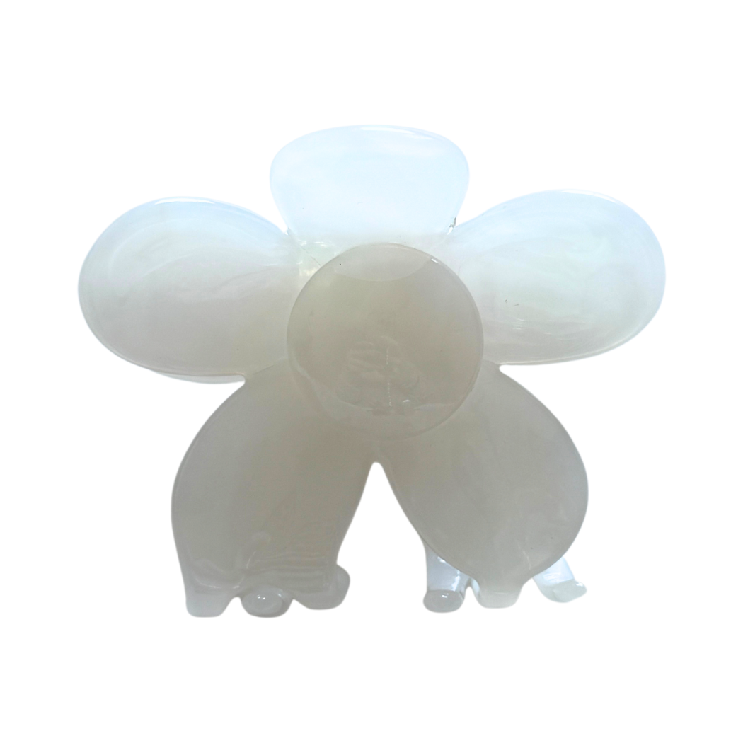 Hana Cellulose Acetate Flower Hair Claw Clips