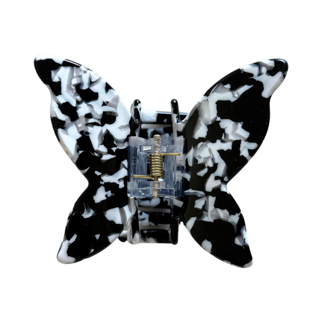 Yara Cellulose Acetate Butterfly Hair Claw Clips