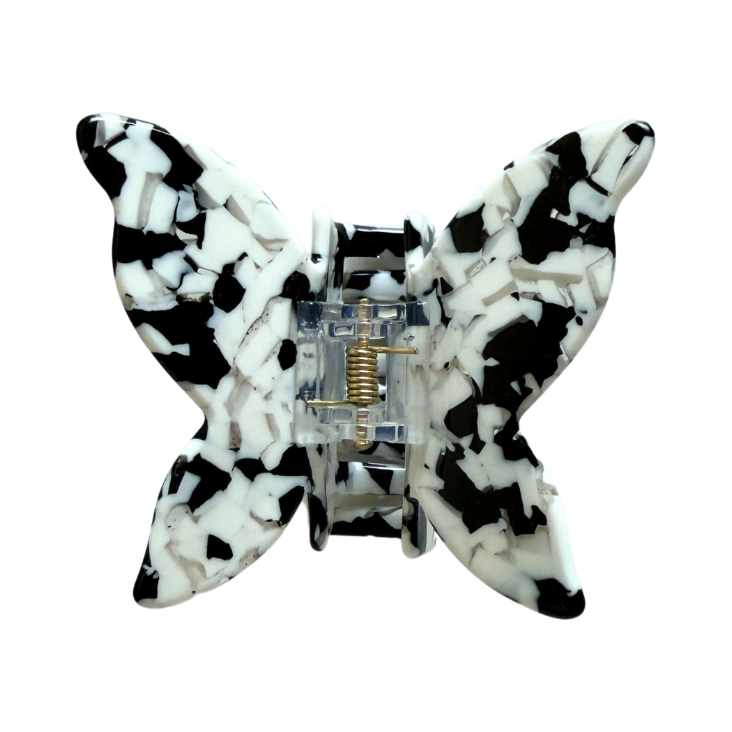 Yara Cellulose Acetate Butterfly Hair Claw Clips