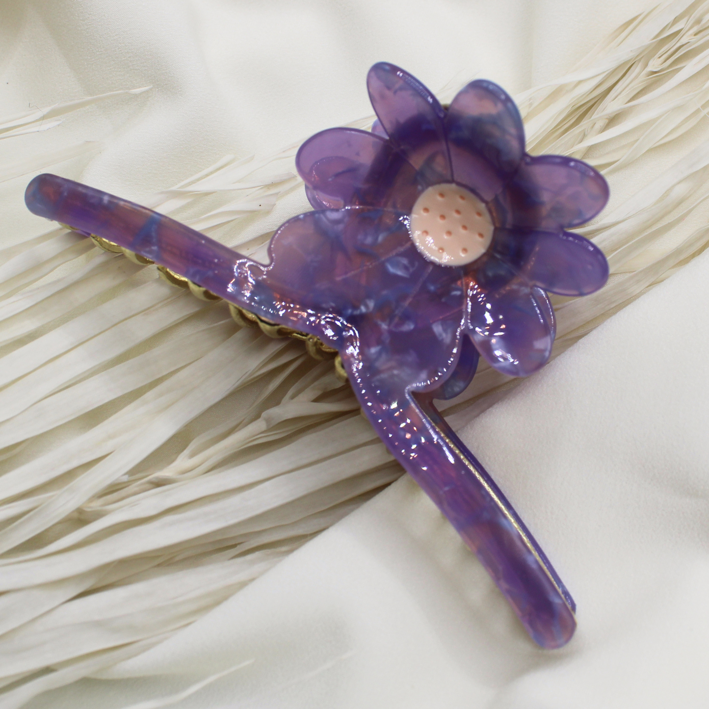 Abigail Cellulose Acetate Hair Claw Clips