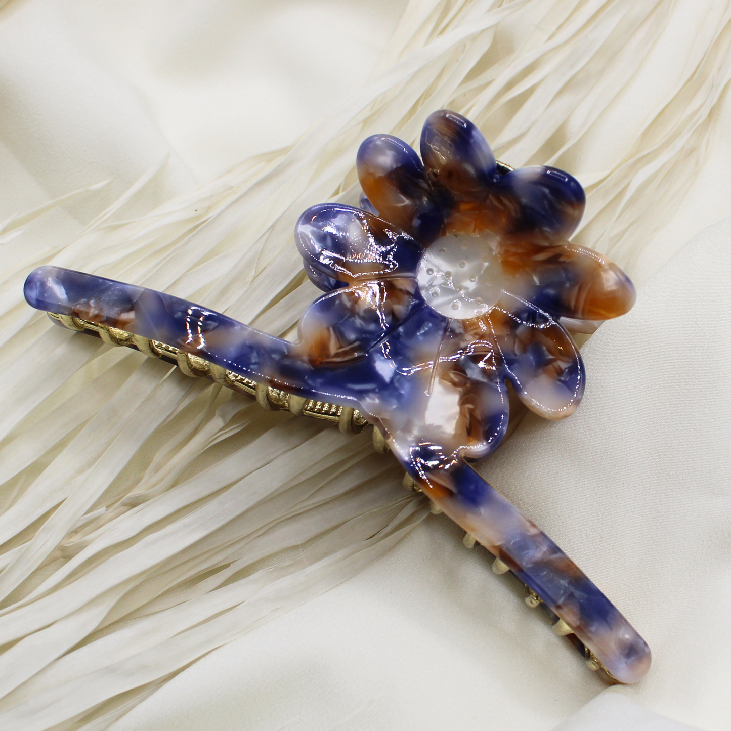 Abigail Cellulose Acetate Hair Claw Clips