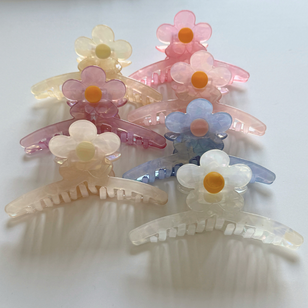 Alyssa Cellulose Acetate Hair Claw Clips
