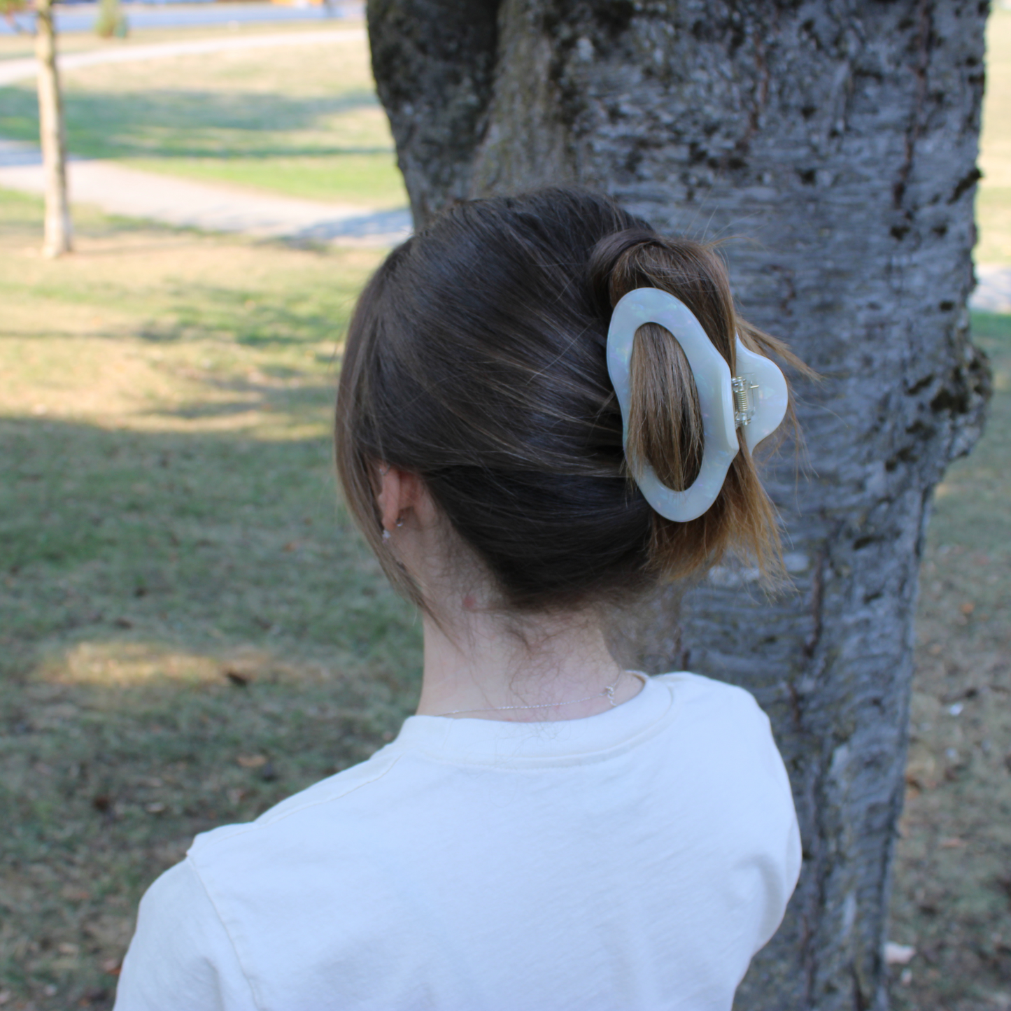 Aurora Cellulose Acetate Hair Claw Clips