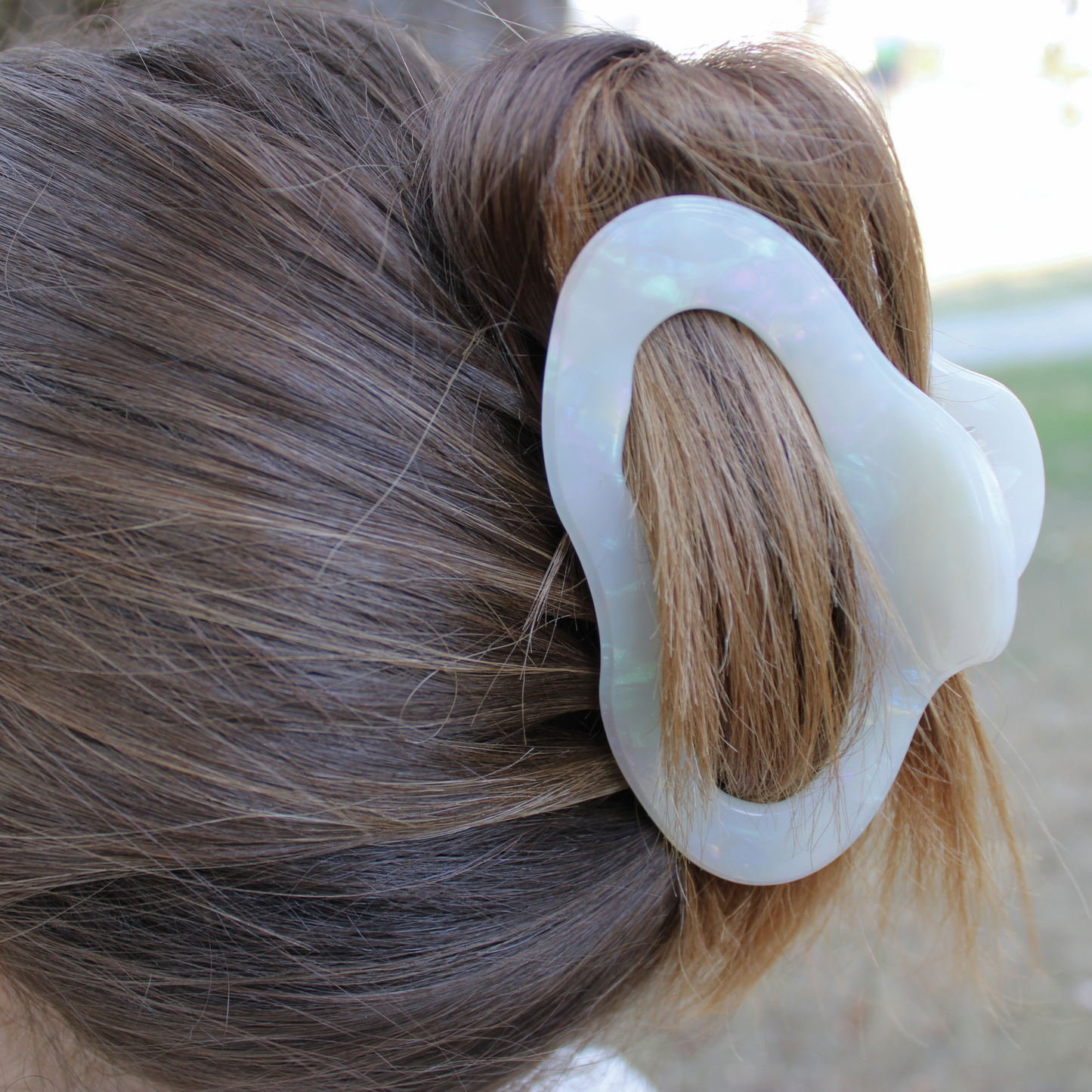 Aurora Cellulose Acetate Hair Claw Clips