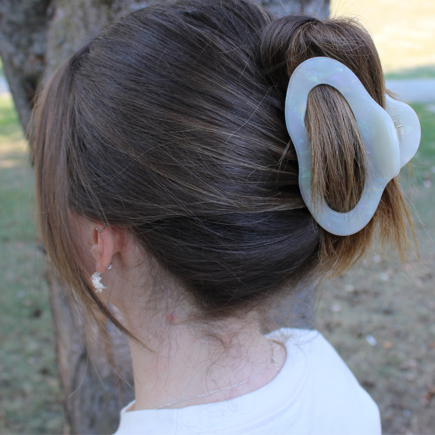 Aurora Cellulose Acetate Hair Claw Clips