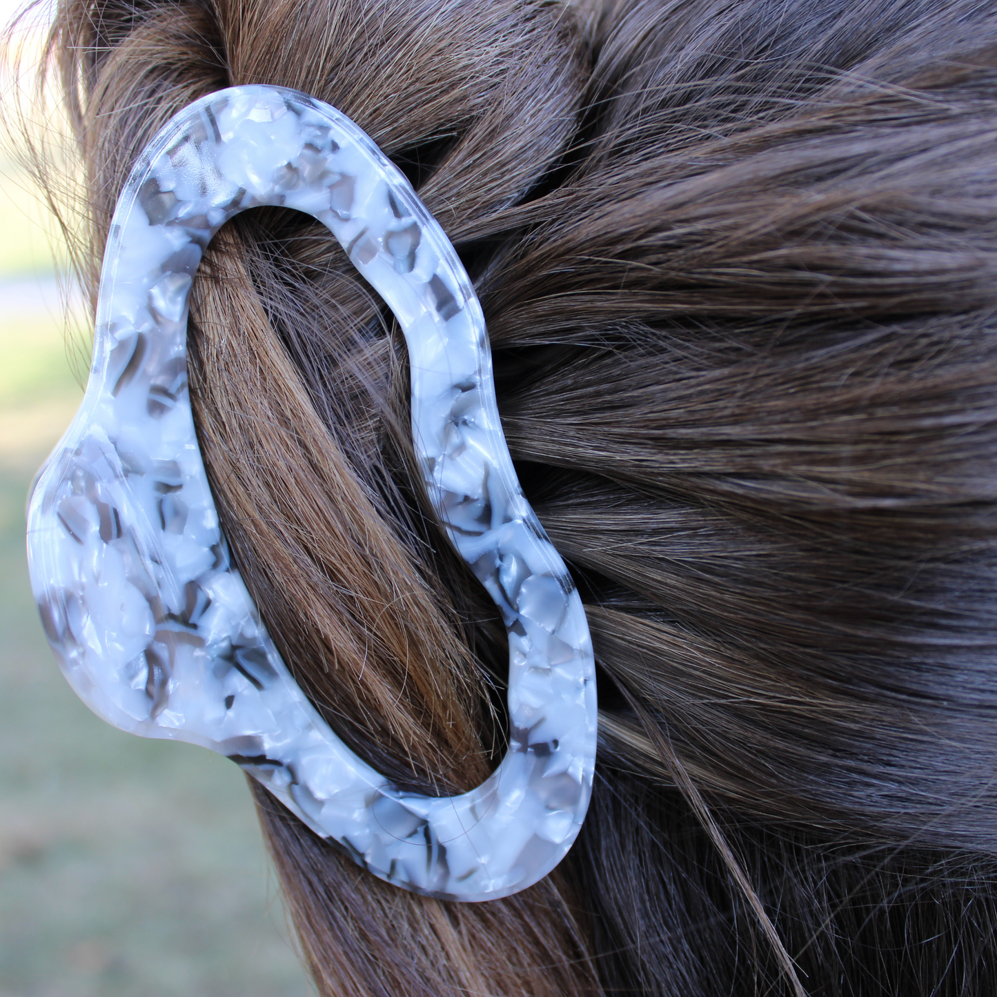 Aurora Cellulose Acetate Hair Claw Clips