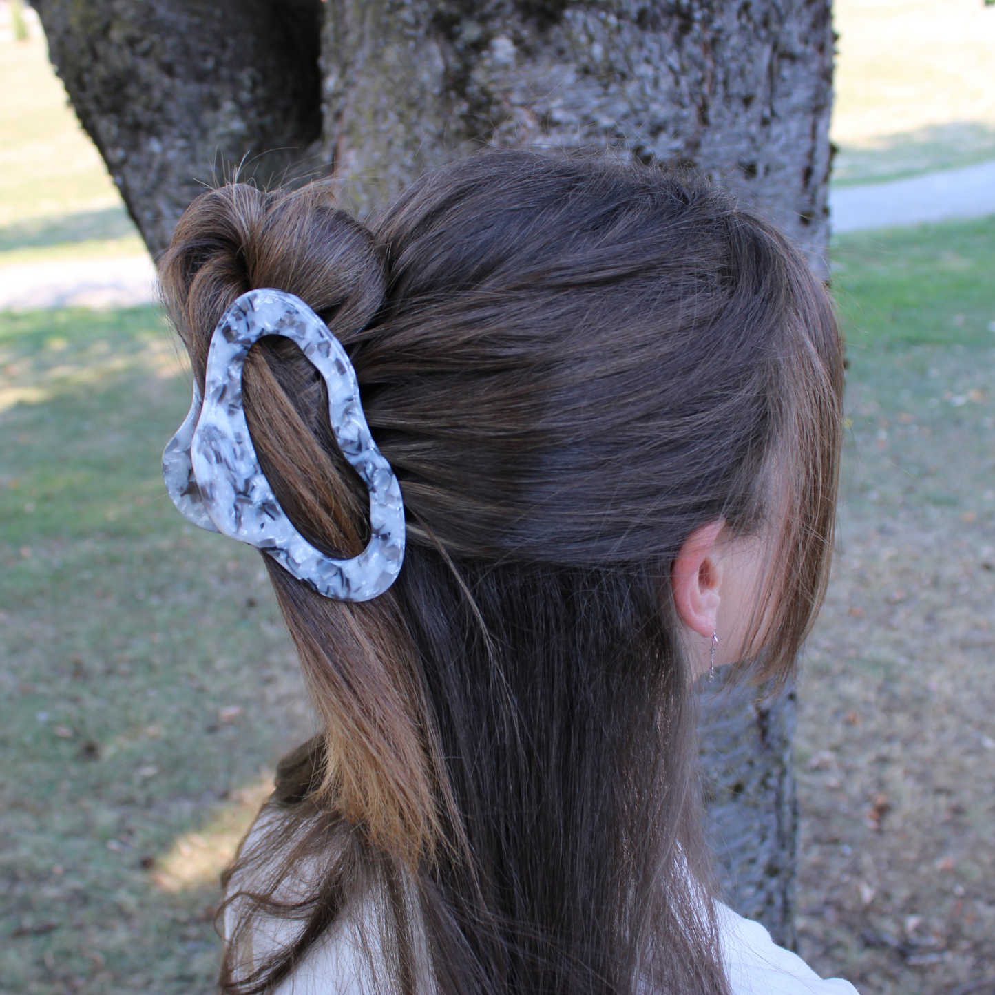 Aurora Cellulose Acetate Hair Claw Clips