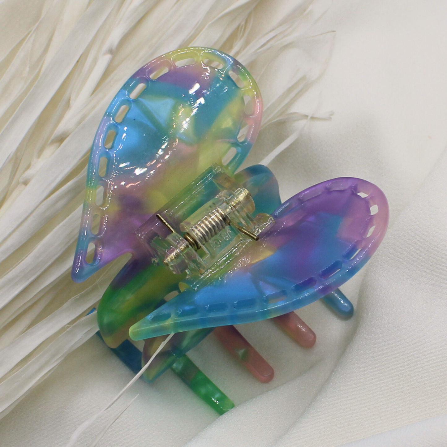 Cara Cellulose Acetate Hair Claw Clips