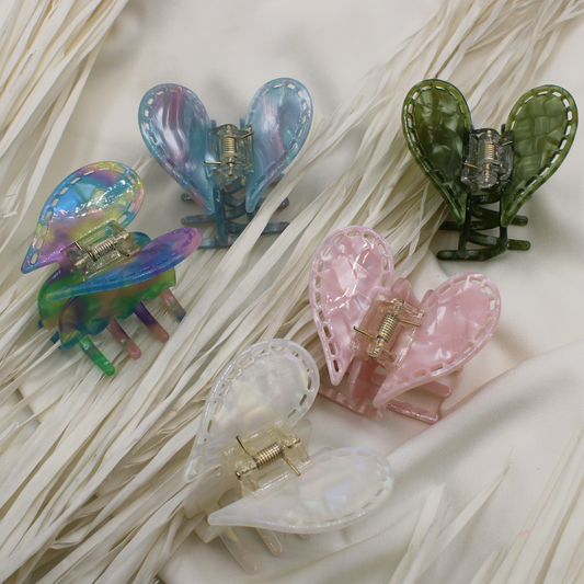 Cara Cellulose Acetate Hair Claw Clips