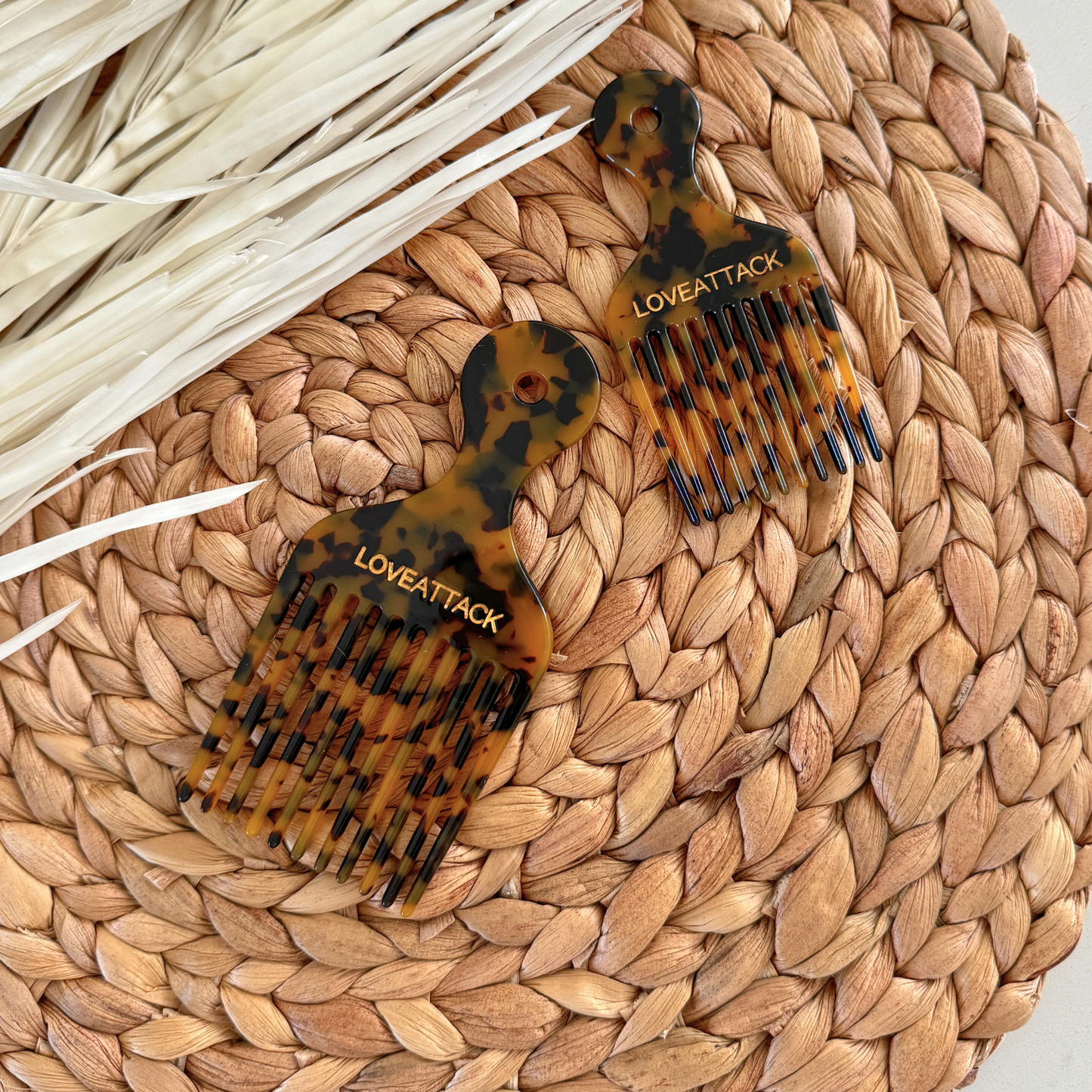 Peignes à cheveux en acétate de cellulose