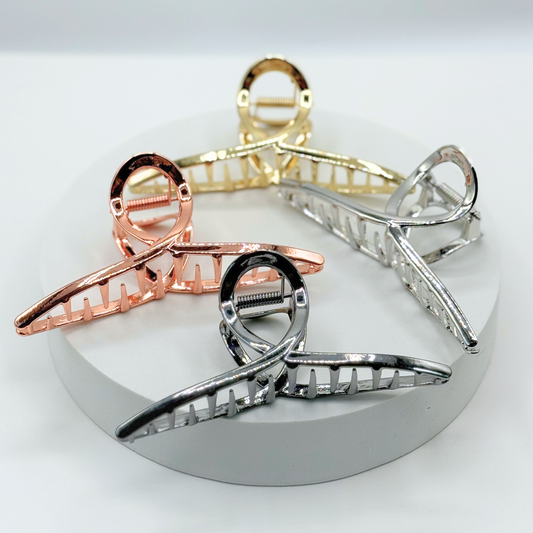 Keiko Metal Hair Claw Clips