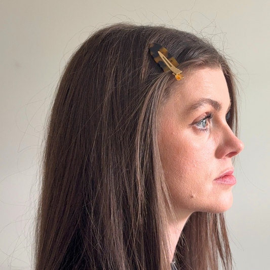 Eco-Friendly Cellulose Acetate Creaseless Hair Clips