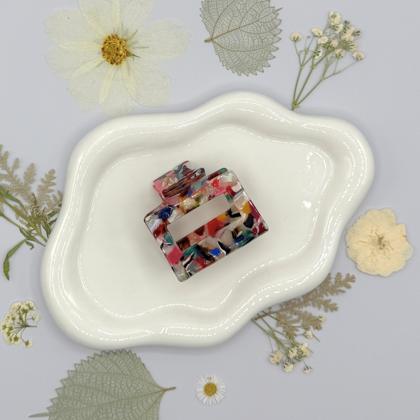 Raya Cellulose Acetate Hair Claw Clips