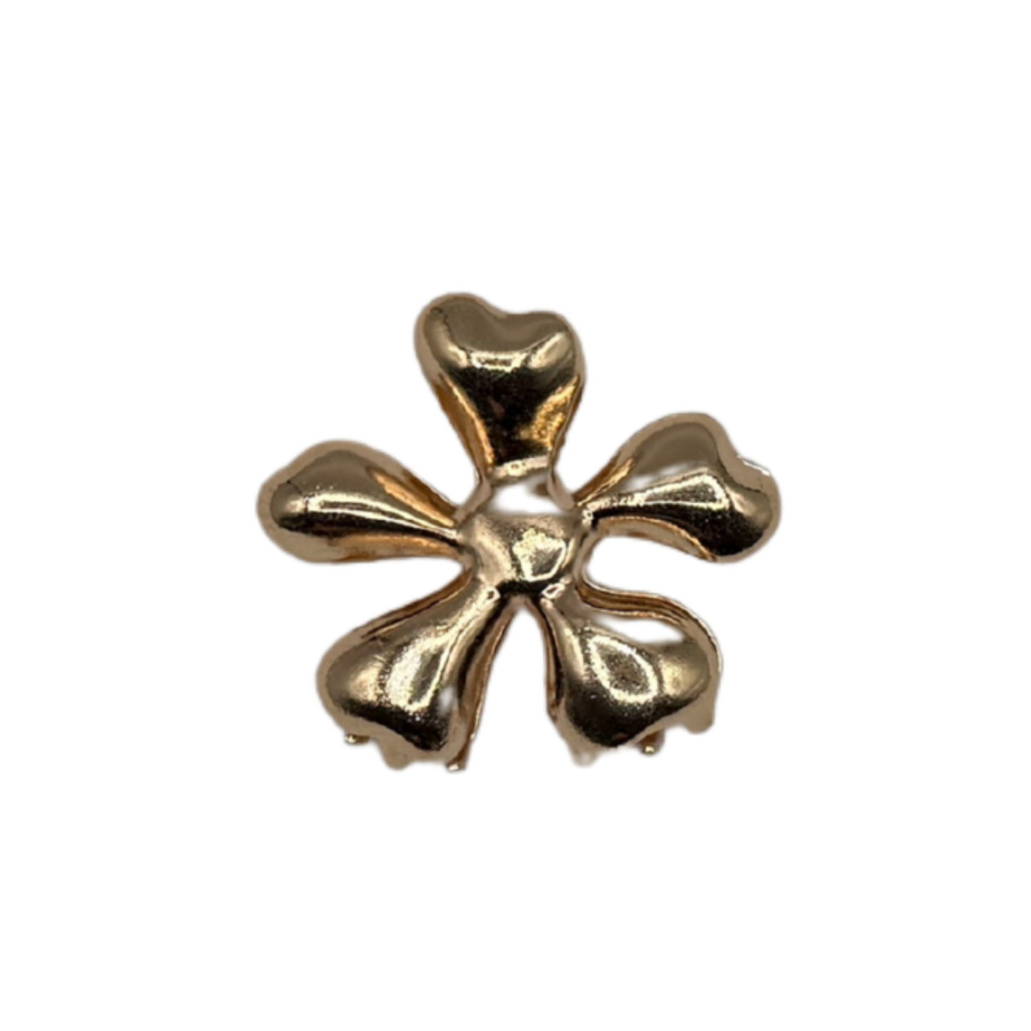 Nali Flower Metal Hair Claw Clips