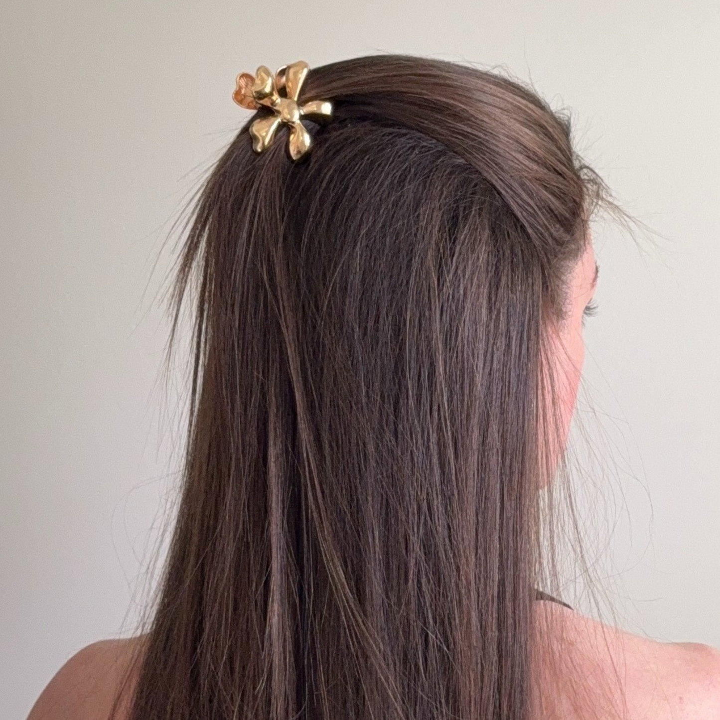 Nali Flower Metal Hair Claw Clips