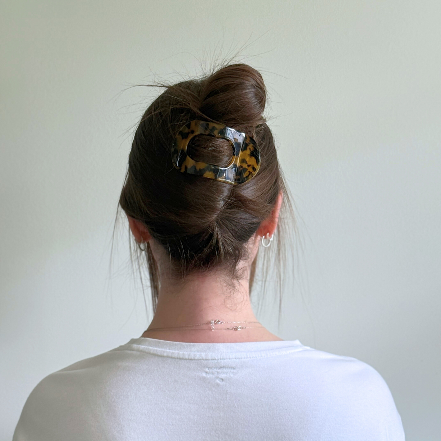 Olivia Cellulose Acetate Flat Hair Claw Clips