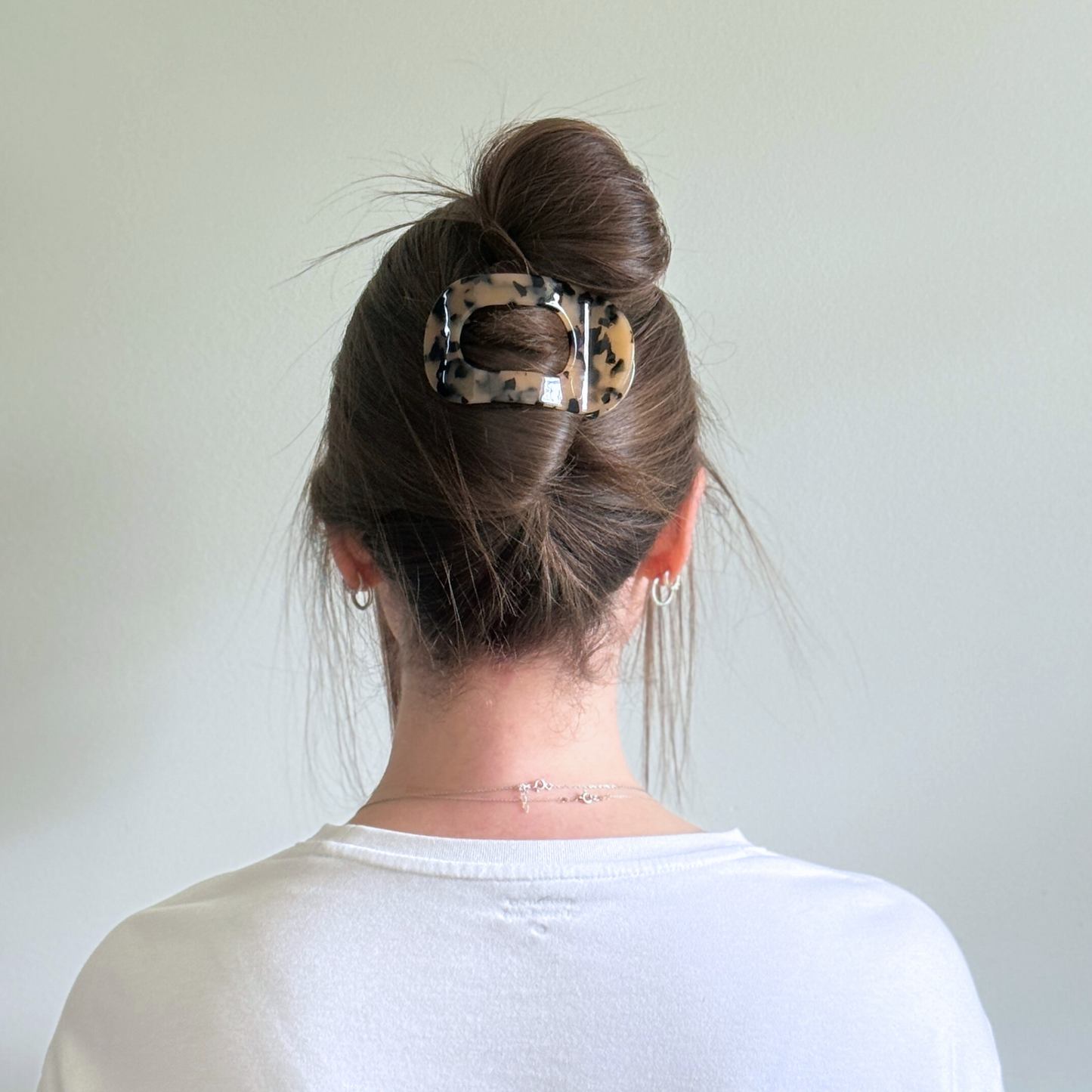 Olivia Cellulose Acetate Flat Hair Claw Clips