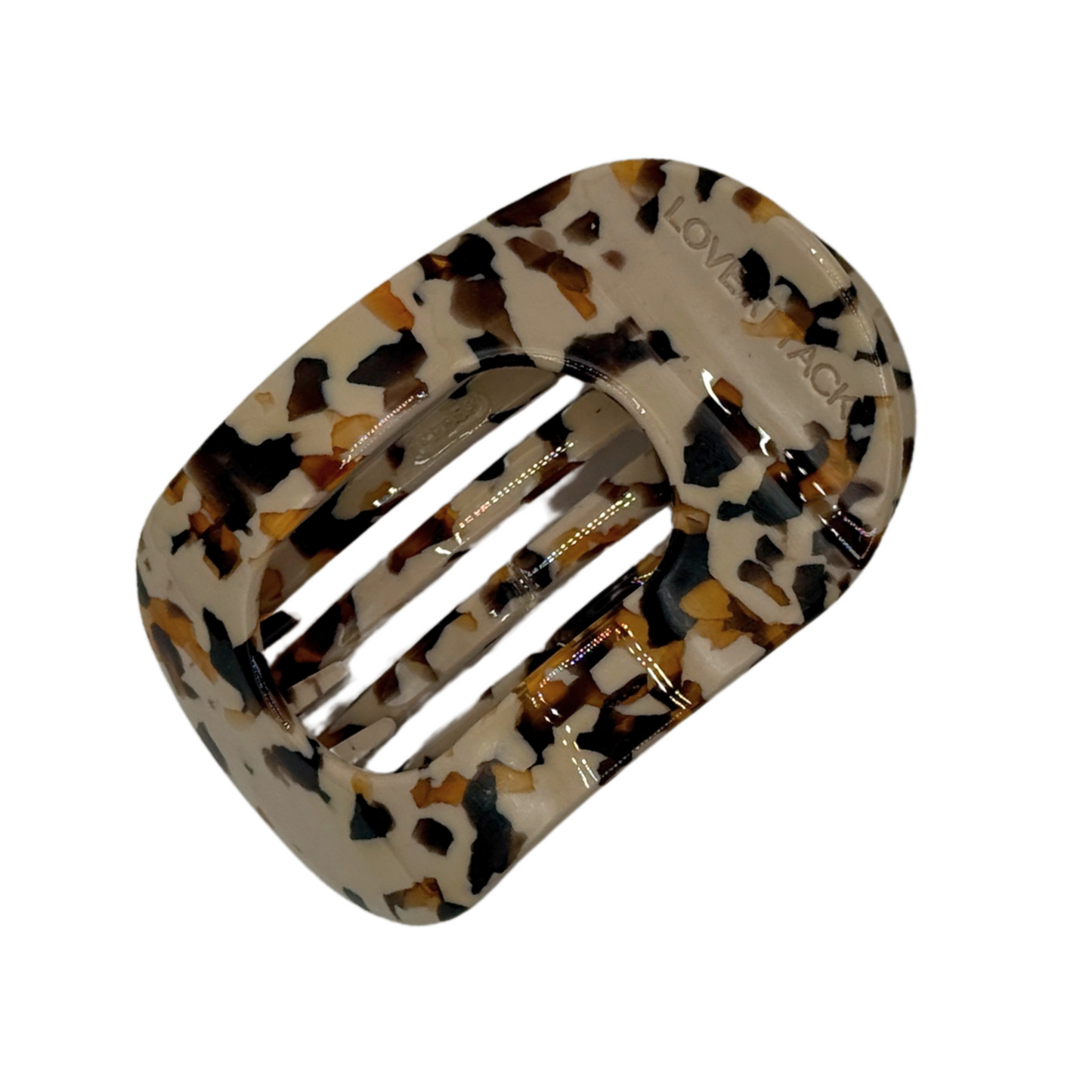 Olivia Cellulose Acetate Flat Hair Claw Clips