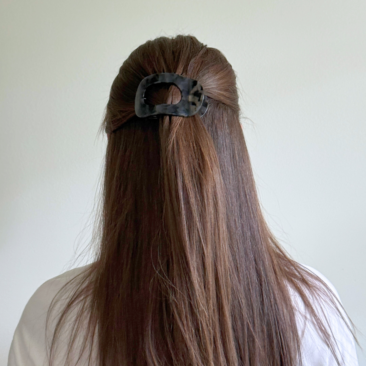 Olivia Cellulose Acetate Flat Hair Claw Clips