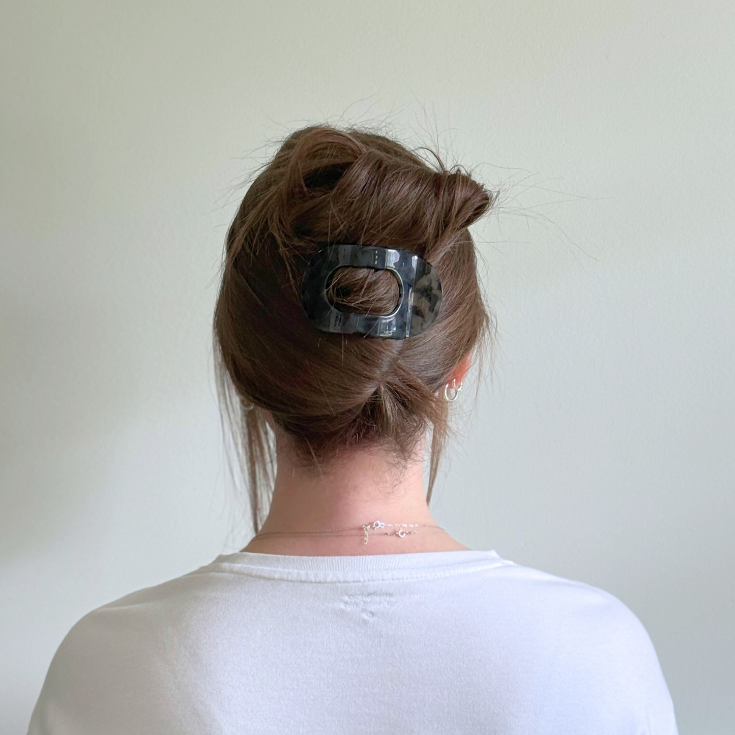 Olivia Cellulose Acetate Flat Hair Claw Clips