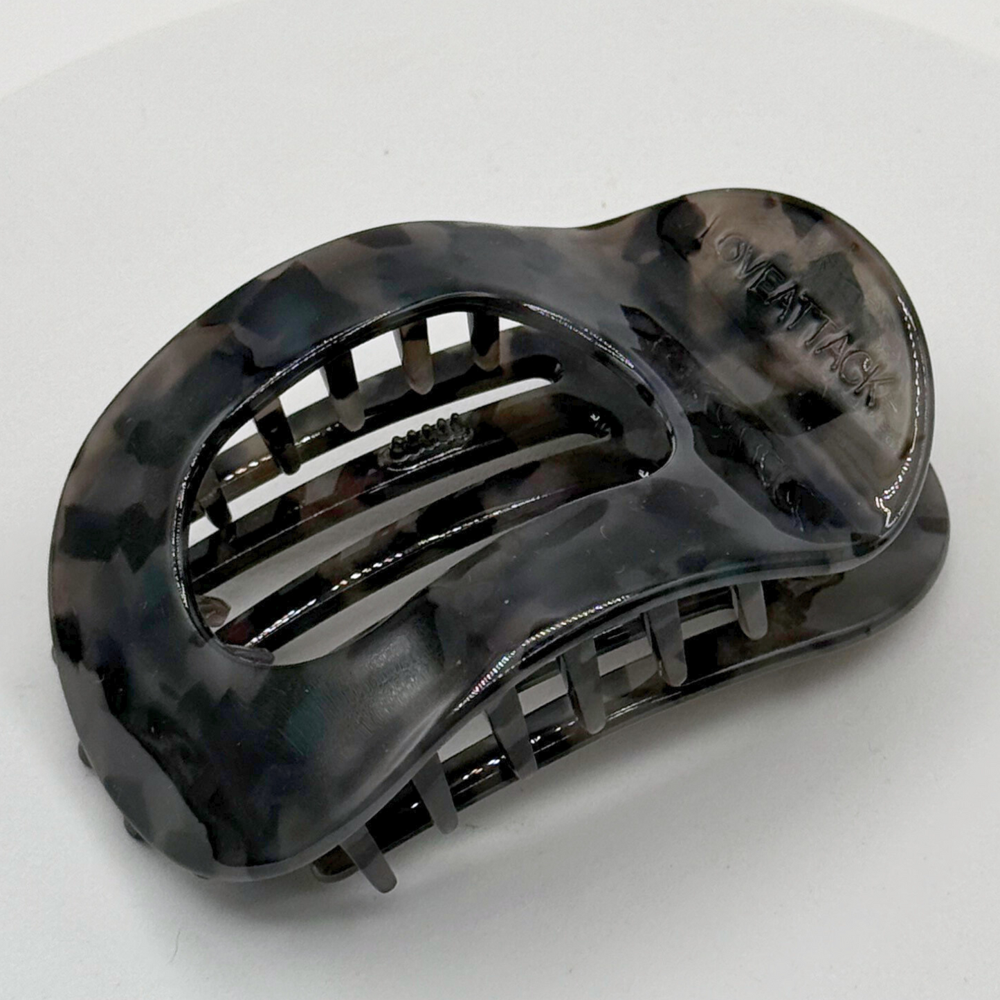 Olivia Cellulose Acetate Flat Hair Claw Clips