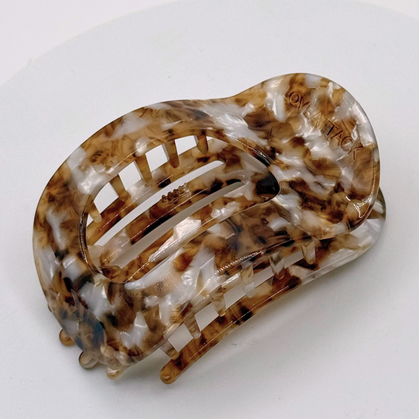 Olivia Cellulose Acetate Flat Hair Claw Clips