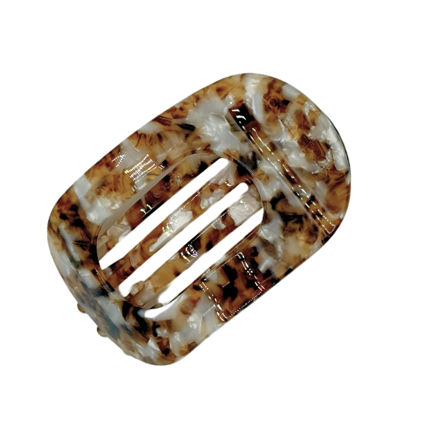 Olivia Cellulose Acetate Flat Hair Claw Clips