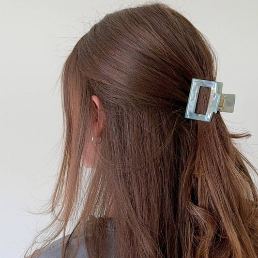 Raya Shimmer Cellulose Acetate Hair Claw Clips