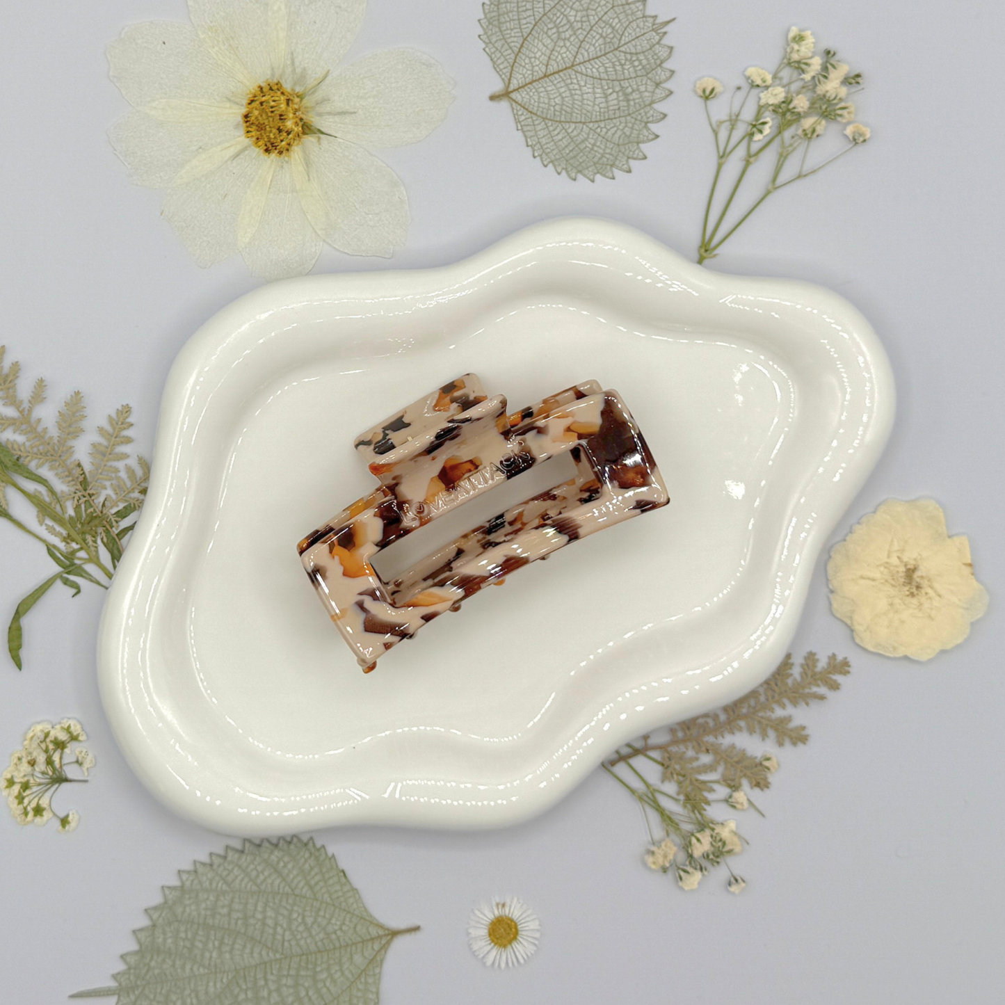 Sara Cellulose Acetate Hair Claw Clips