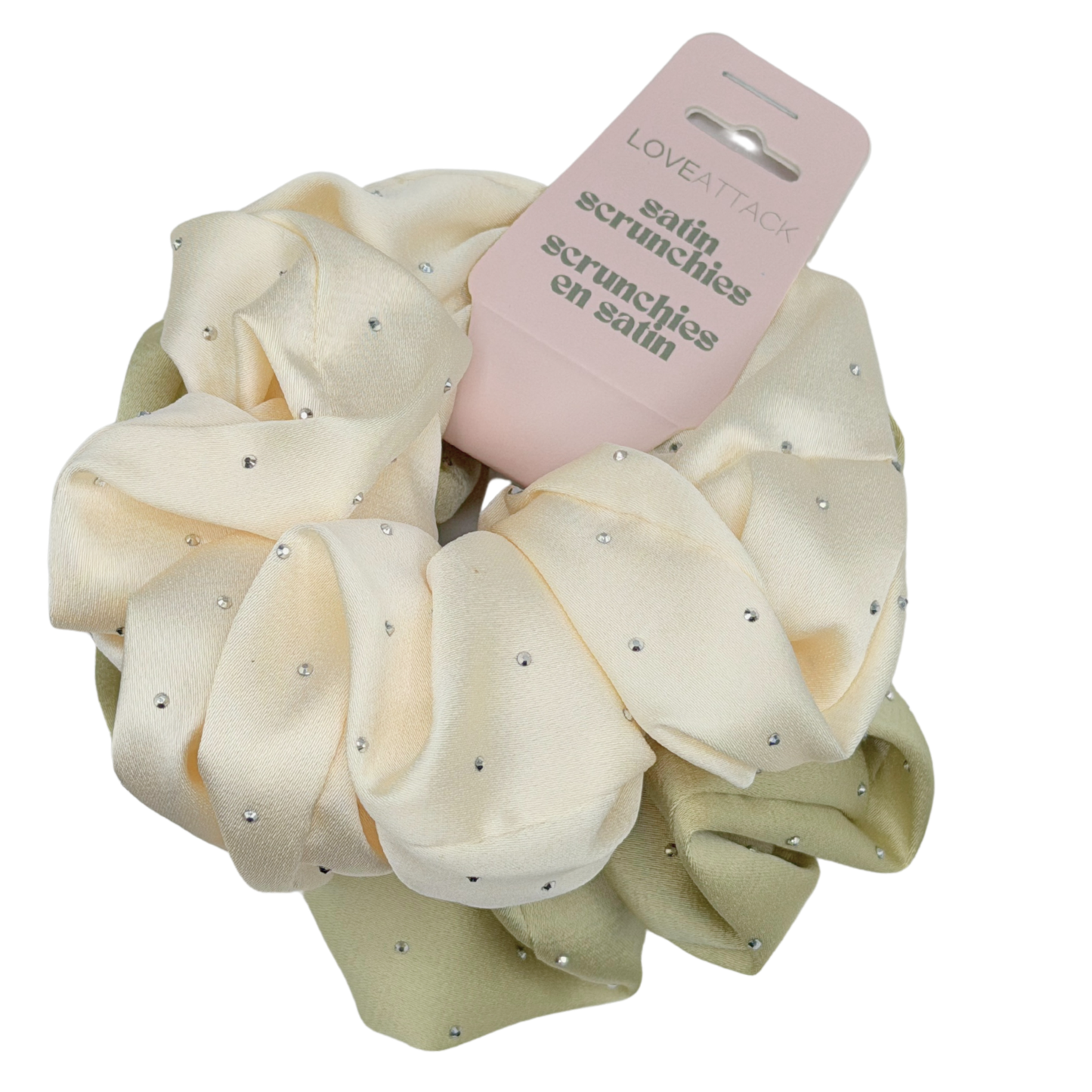 Sparkle Satin Scrunchie Sets - 2pcs