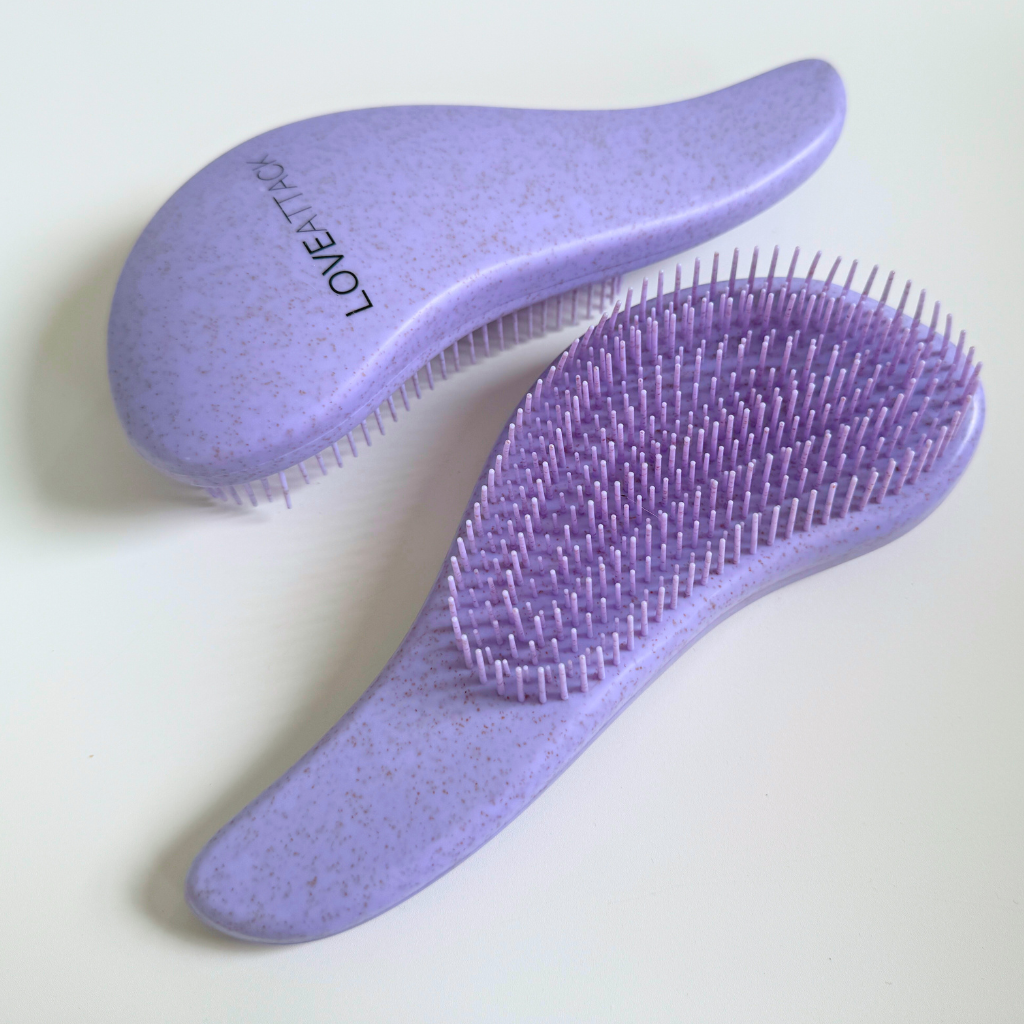 Wheat Straw Wet/Dry Detangling Hair Brush