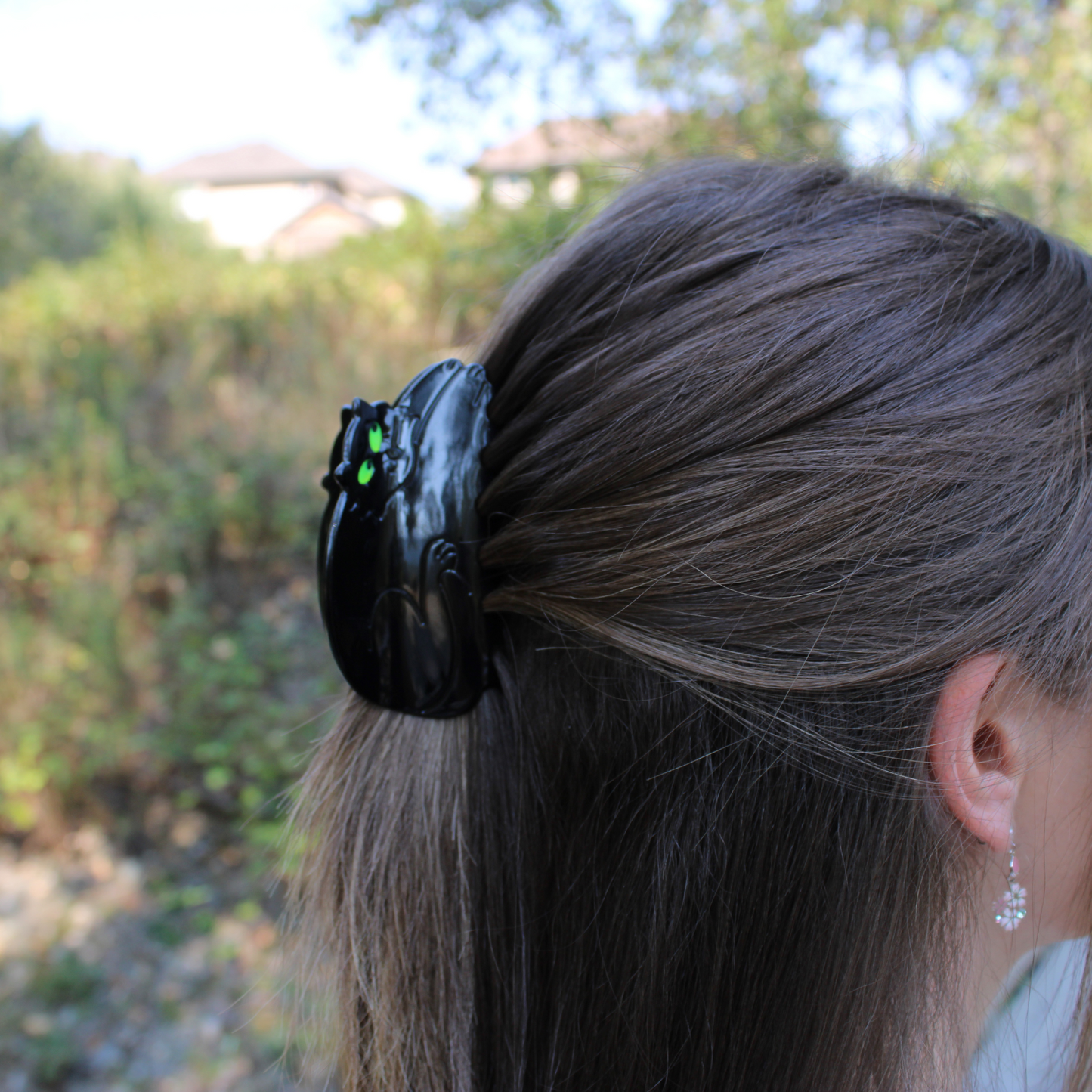 Pinces à cheveux en acétate de cellulose Cleo le chat