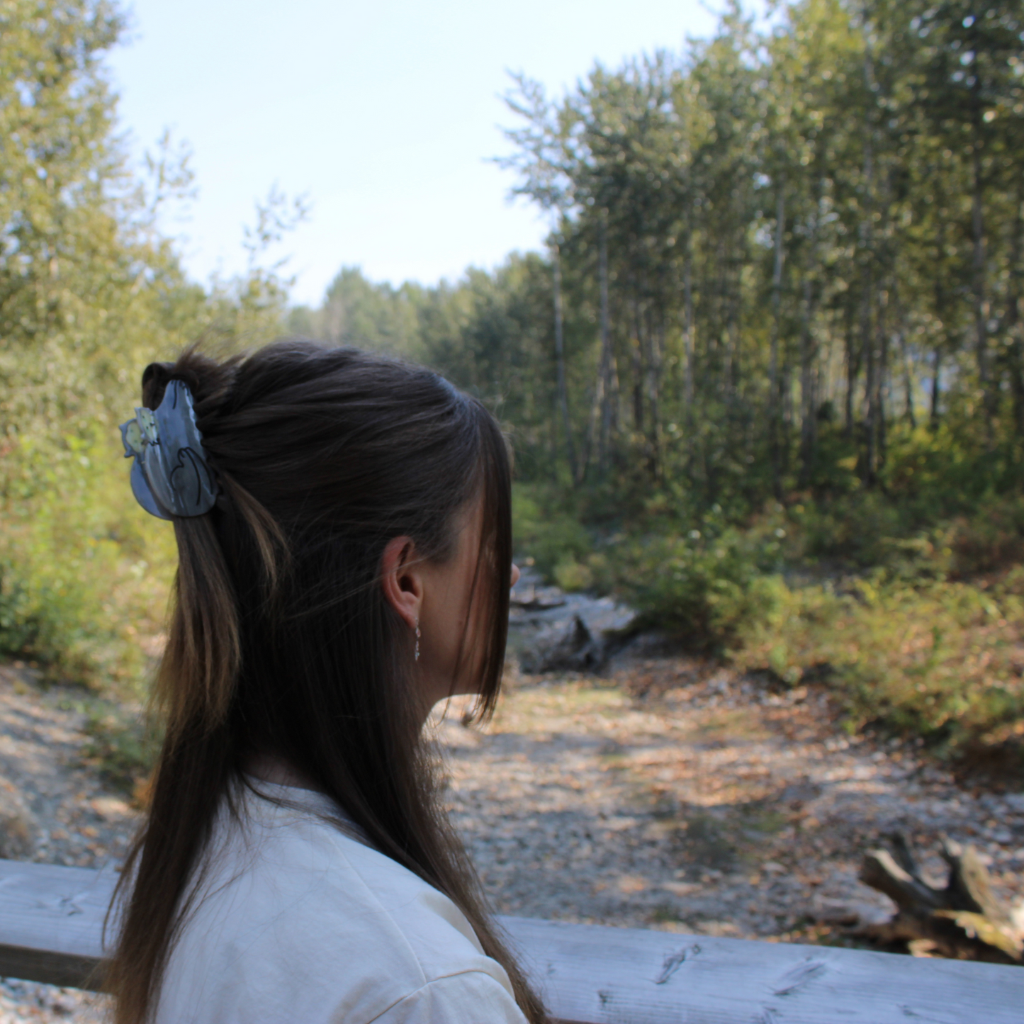 Pinces à cheveux en acétate de cellulose Cleo le chat