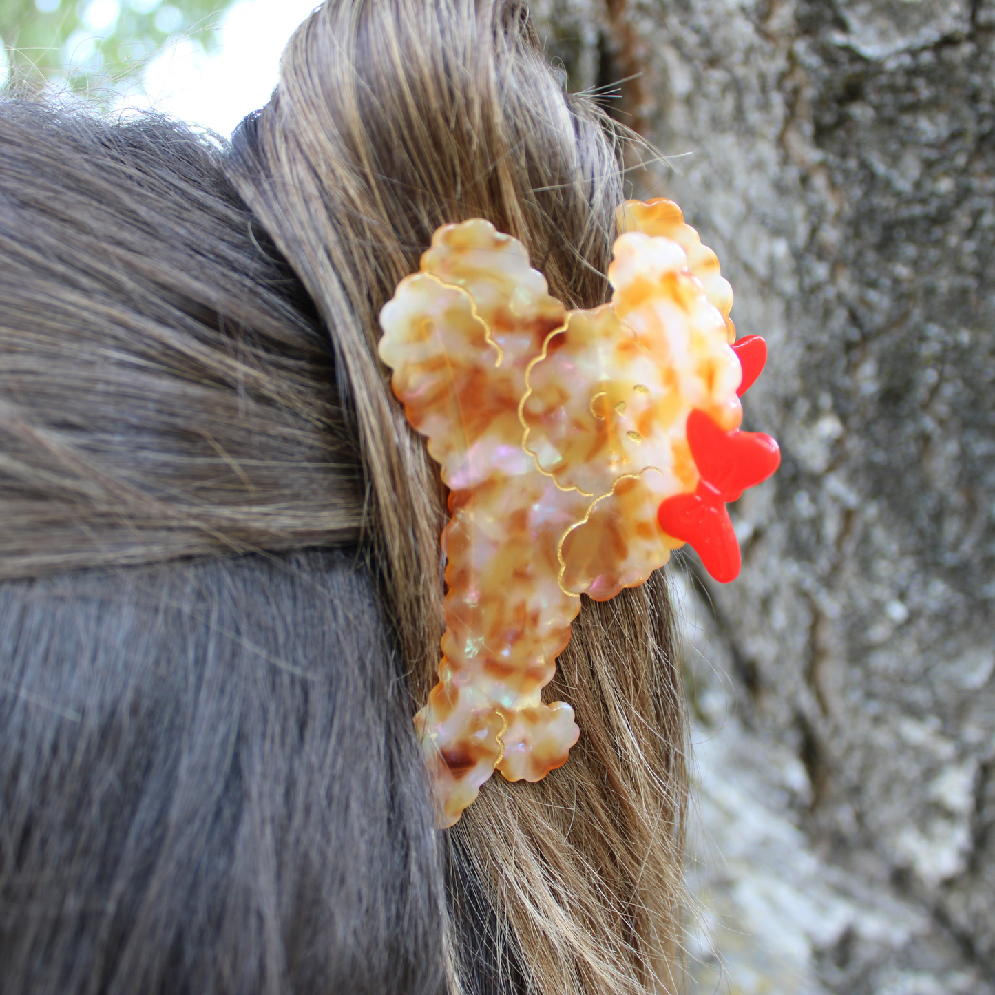 Paige Cellulose Acetate Hair Claw Clips