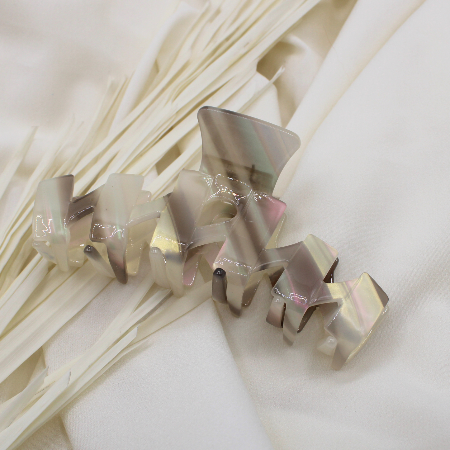 Ziggy Cellulose Acetate Hair Claw Clips