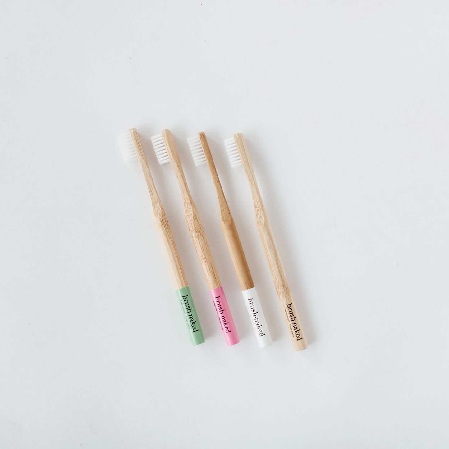 Adult Bamboo Nylon Toothbrush 4-Pack