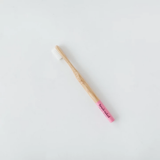 Adult Bamboo Nylon Toothbrush - Pink