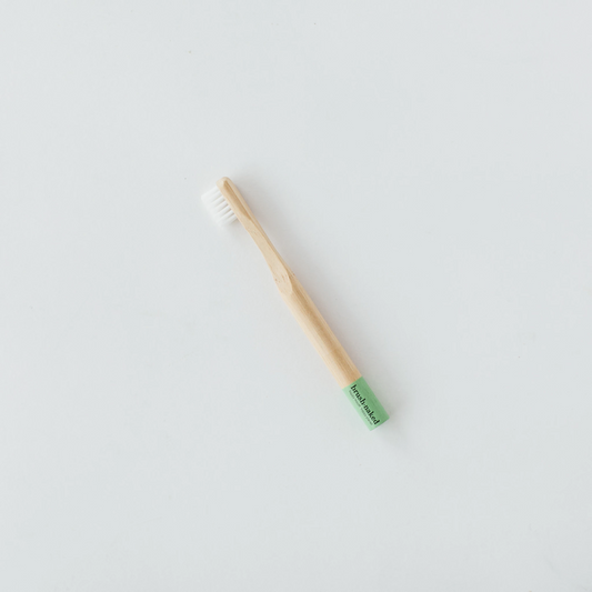Kids Bamboo Nylon Soft Toothbrush - Green
