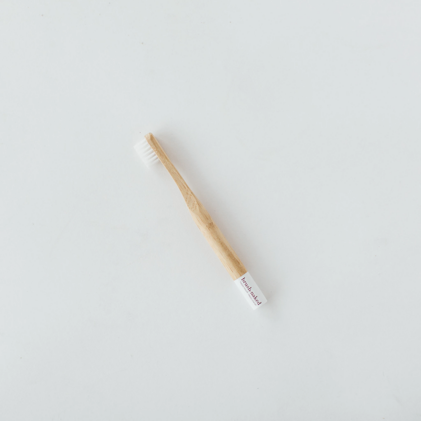 Kids Bamboo Nylon Soft Toothbrush - White