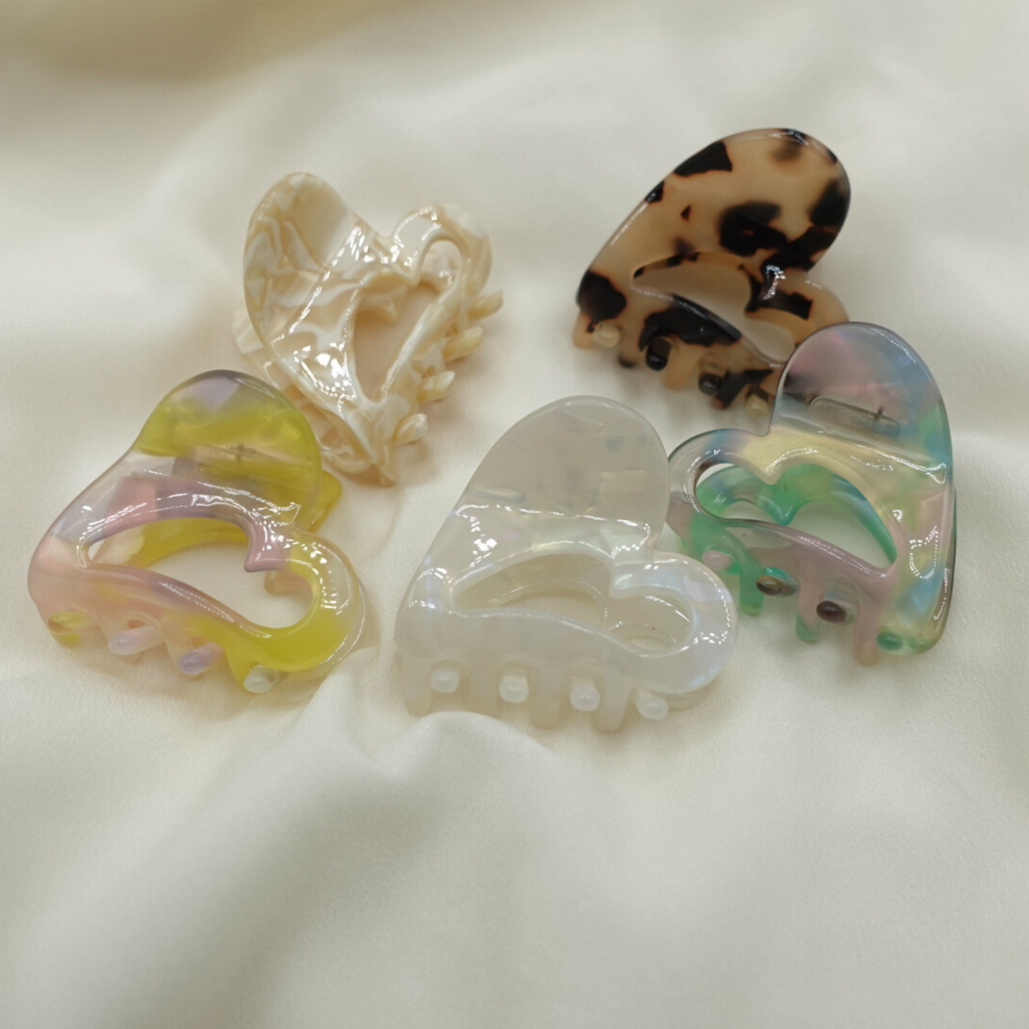 Aiko Cellulose Acetate Hair Claw Clips