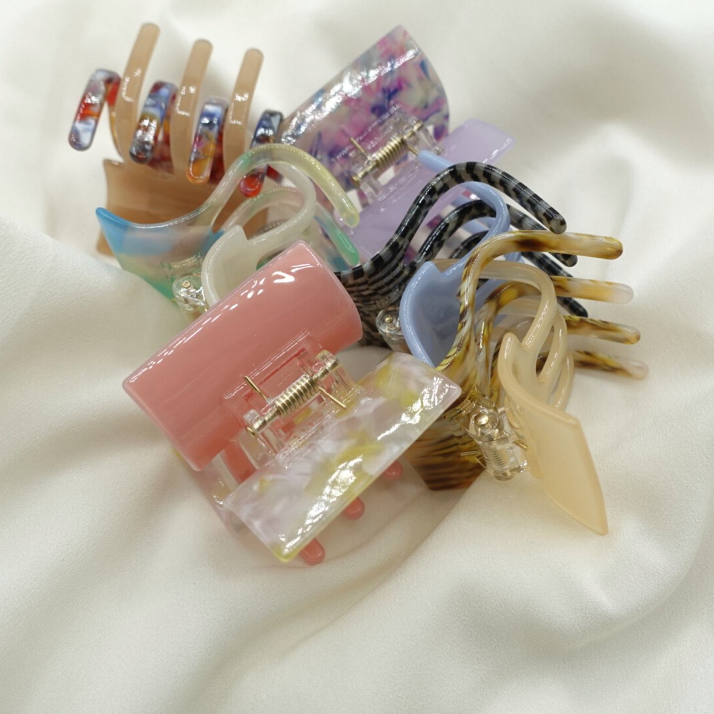 Pinces à cheveux en acétate de cellulose Suki