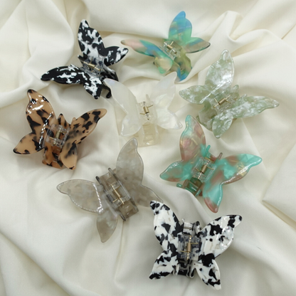 Yara Cellulose Acetate Hair Claw Clips