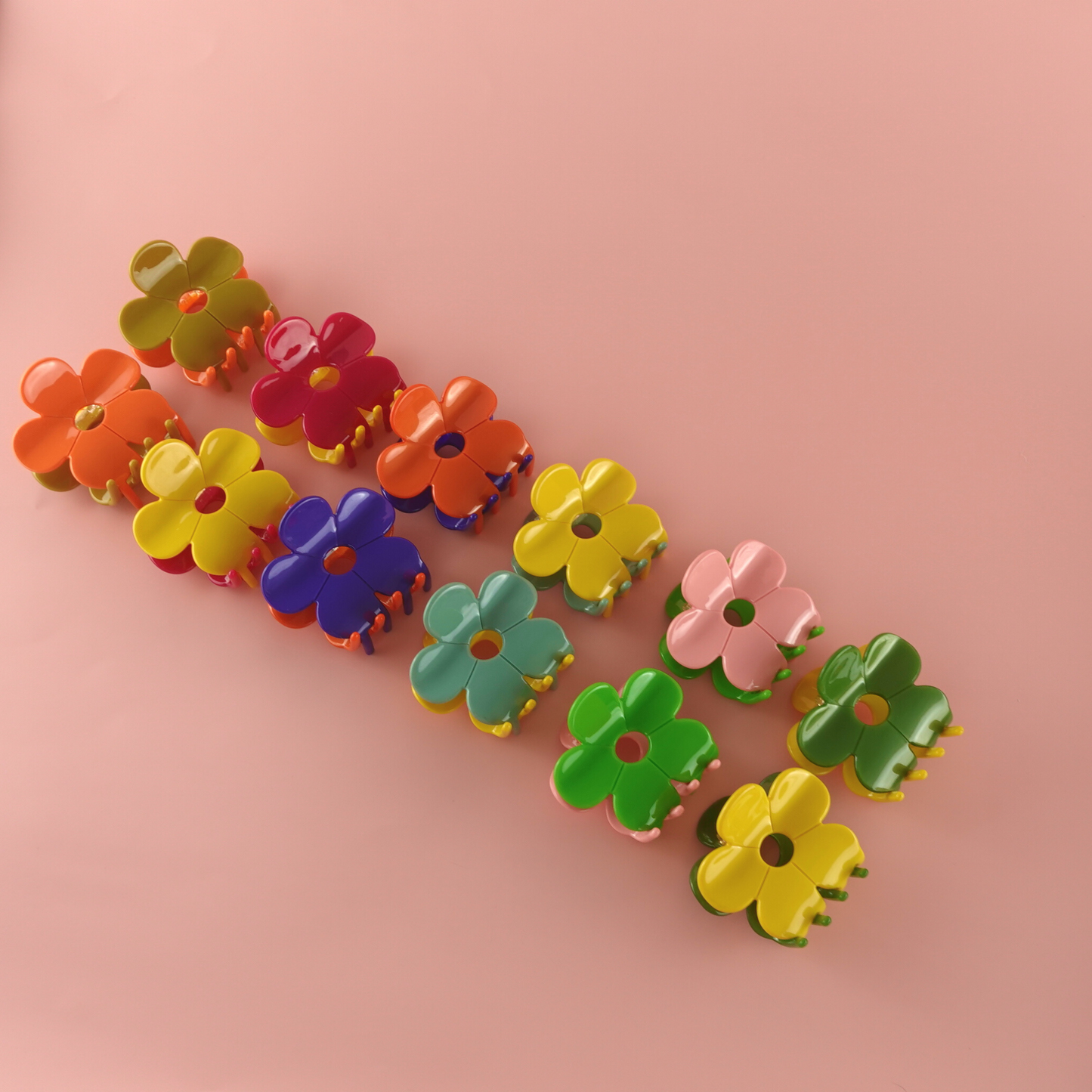 Hanami Cellulose Acetate Hair Claw Clips