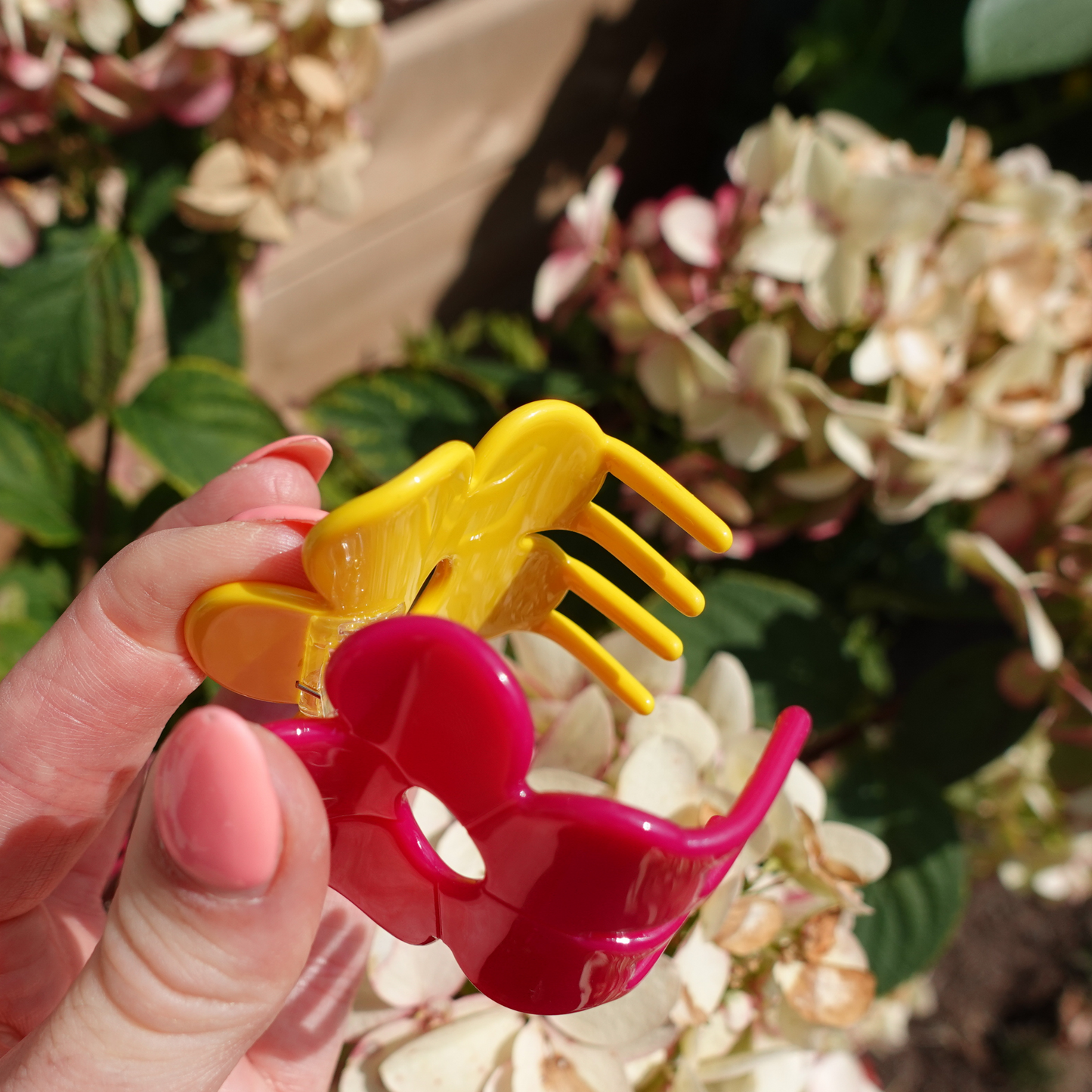 Hanami Cellulose Acetate Hair Claw Clips