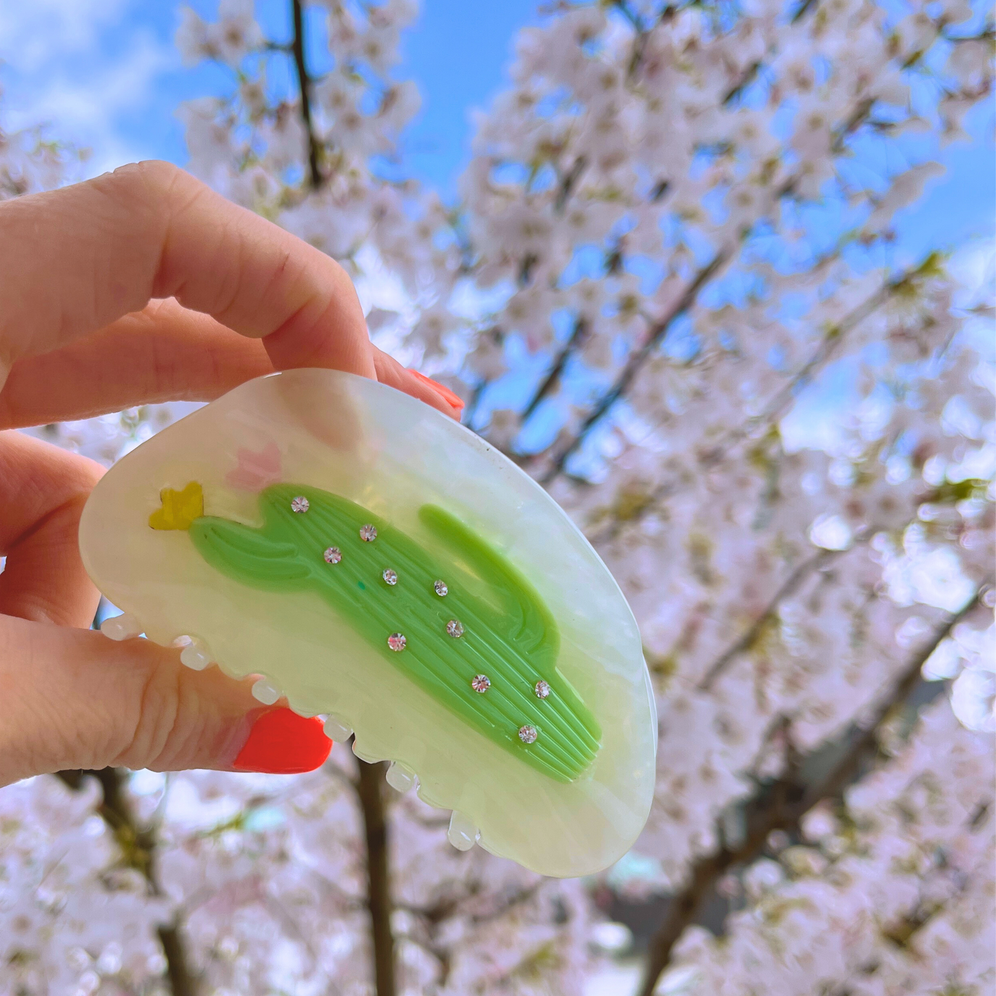 Hina Cellulose Acetate Hair Claw Clips