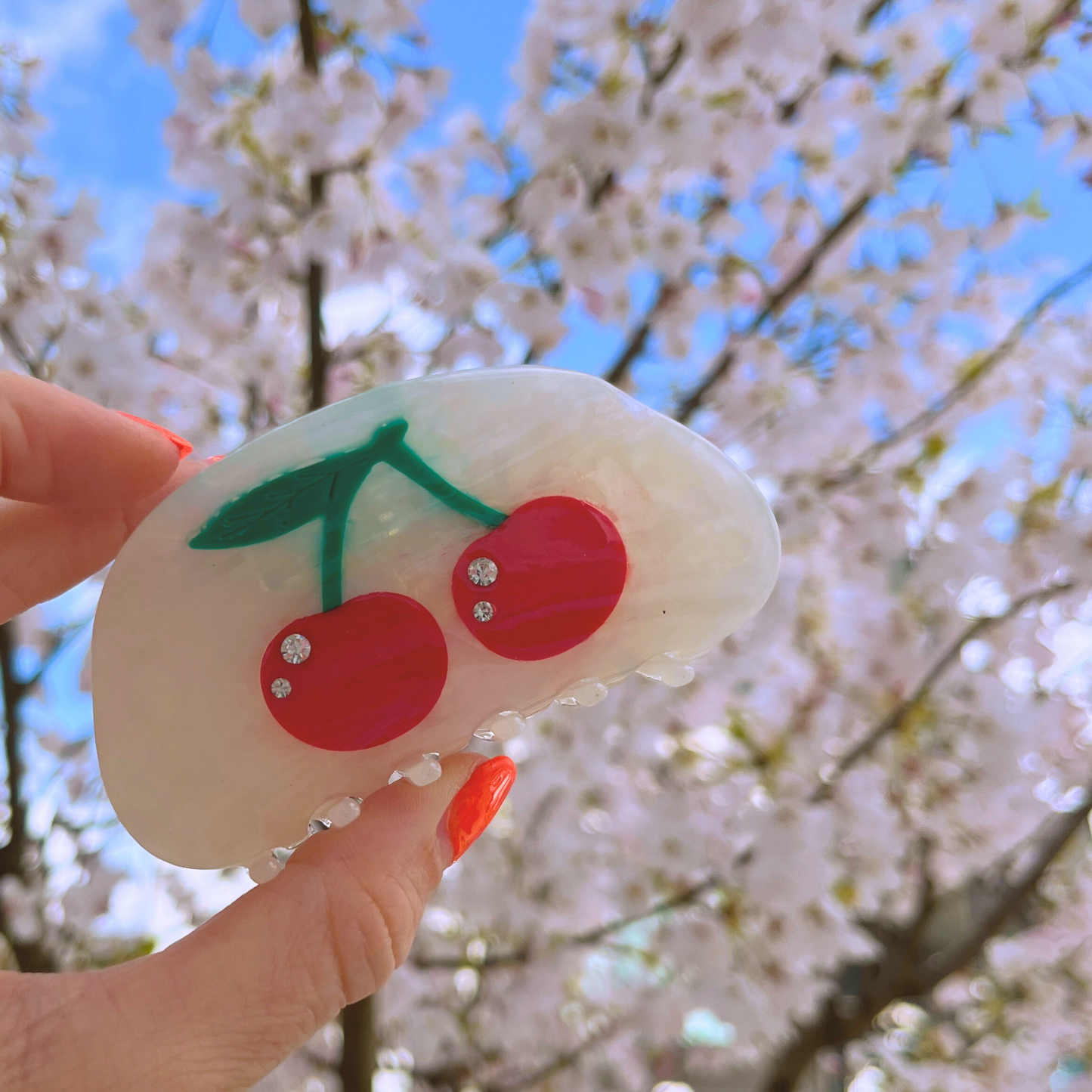 Hina Cellulose Acetate Hair Claw Clips