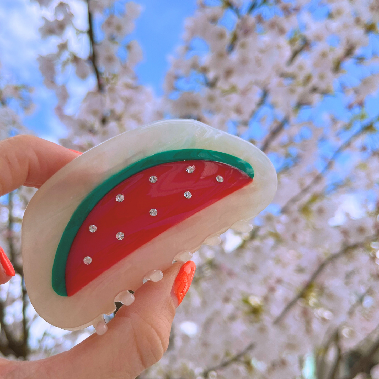 Hina Cellulose Acetate Hair Claw Clips